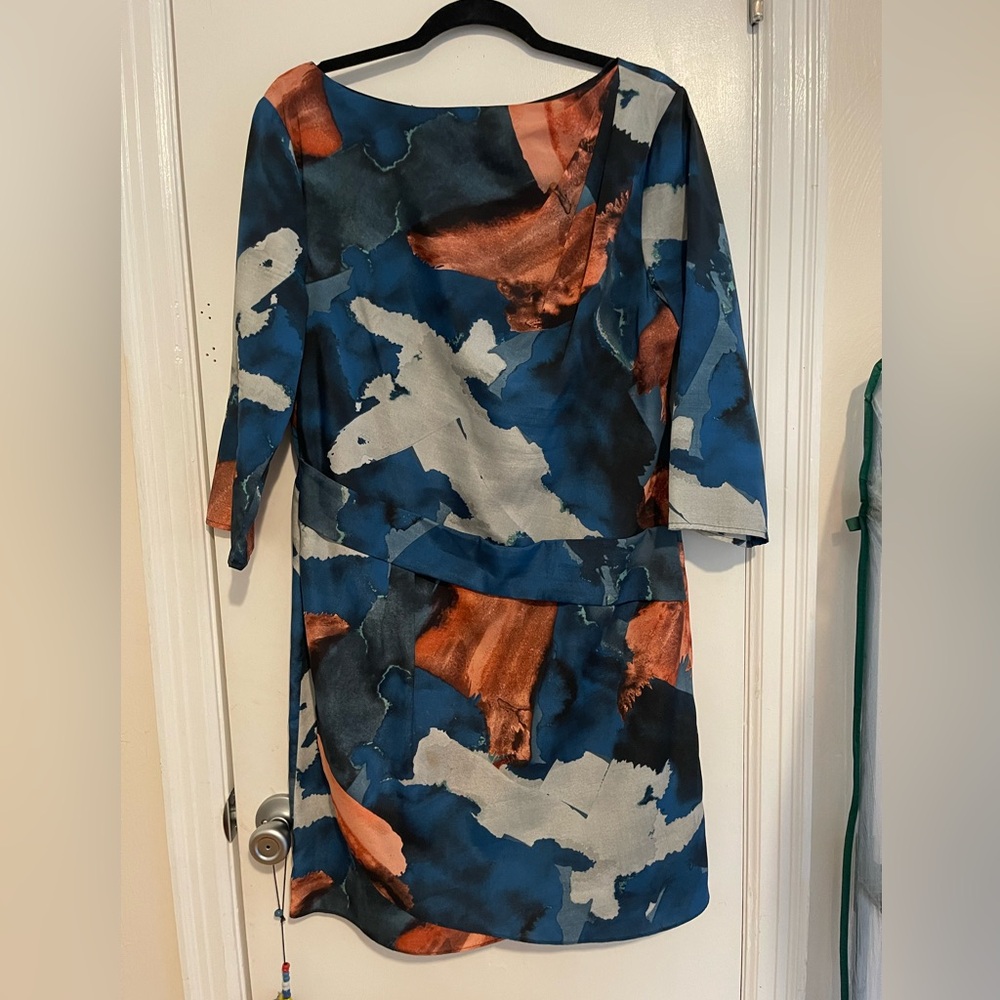 Vince Camuto Abstract Print Dress